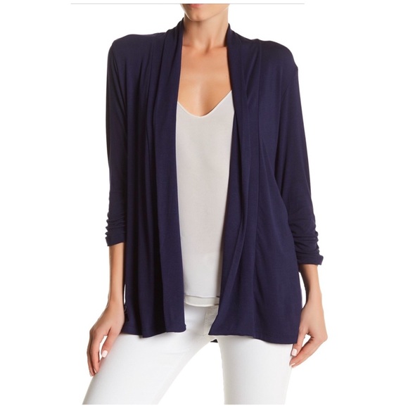 bobeau Tops - 🏵BOBEAU SHAWL COLLAR 3/4 SLEEVE CARDIGAN ~ NWOT